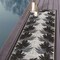 World Rug Gallery Tropical Floral Border Flatweave Indoor/Outdoor Runner Rug 2'x7' Gray 9012GRAY2X7 - alternate 3